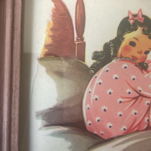 Upcycled Vintage frames with vintage children’s prints - Picture 9 of 15